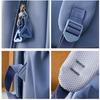 Three-piece nylon backpack student bag