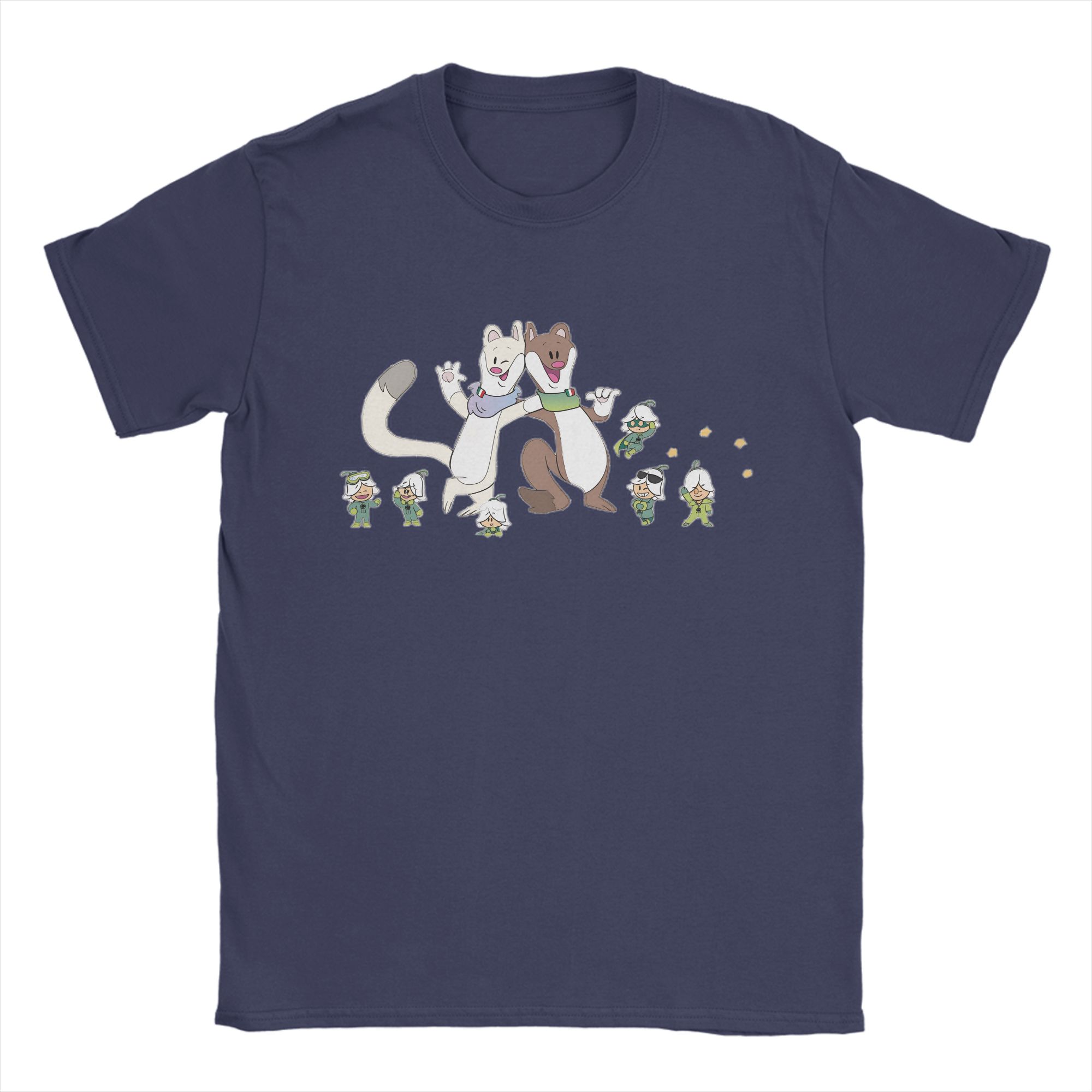 

Tina and Milo Flo 2026 Sport Party T Shirt for Unisex 100 Cotton Vintage TShirt Round Neck Tee Shirt Short Sleeve Tops Plus Size 4XL