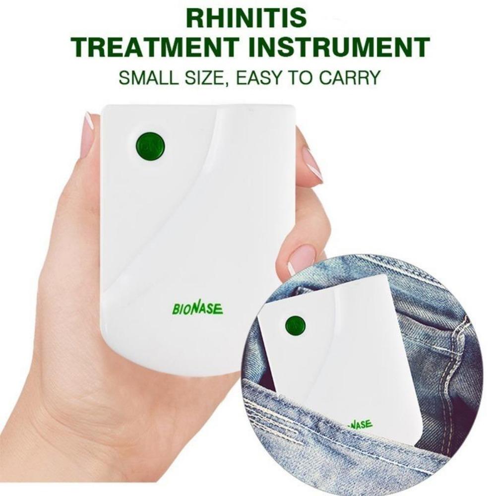 BioNase Nose Rhinitis Sinusitis Cure Therapy Nose Massage Hay Fever Low Frequency Pulse Laser Runny Sneeze Treatment Machine