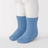 MUJI Baby Socks of Unisex Baby DAM44A5A Sizes Right-Angle (Set 3) Blue, 11-15cm
