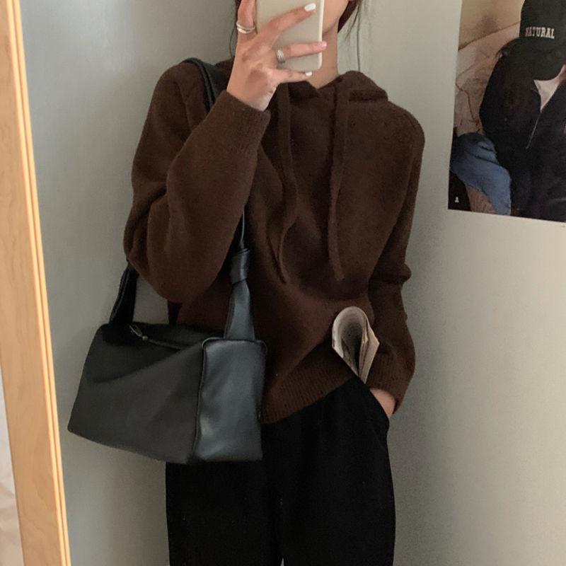 Hanorace de Toamnă Iarnă la Modă Mânecă Lungă Pulovere Uni Îmbrăcăminte Femei Casual Potrivit cu Orice Stil Tendință Stil Japonez Simplitate Topuri