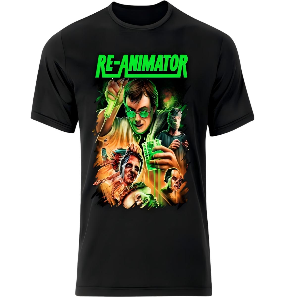 Re-Animator Horror T-Shirt XL чёрный