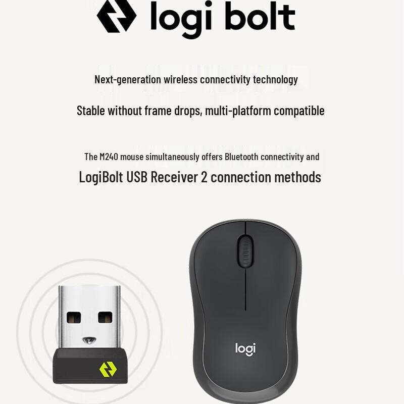 Logitech M240 Silent Wireless Bluetooth Mouse
