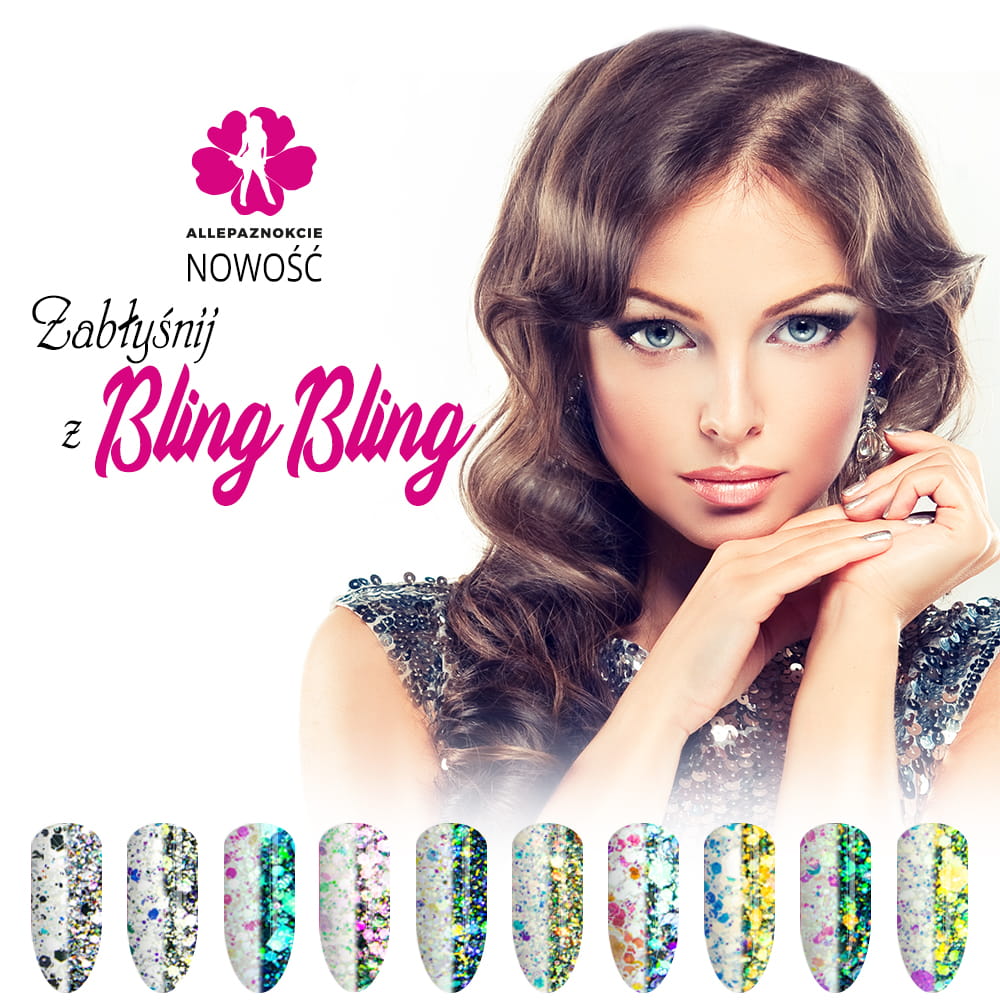 Pyłek Do Paznokci Bling Bling Effect Allepaznokcie 1 G Nr 09