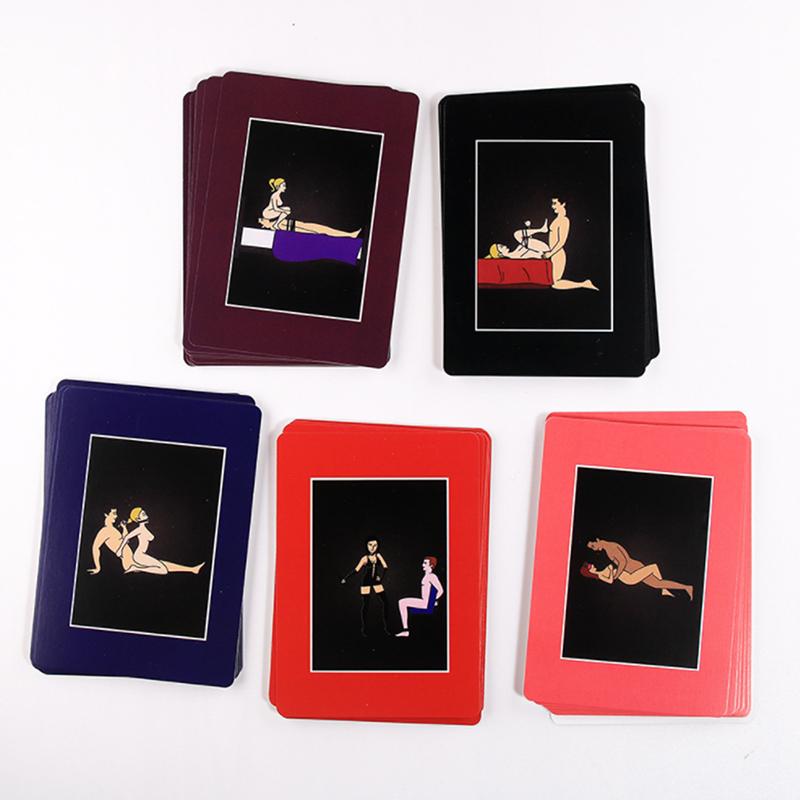 50/Set Sex Games For Couple Adult Erotic Toy Sexual Position Card Sexy Positions