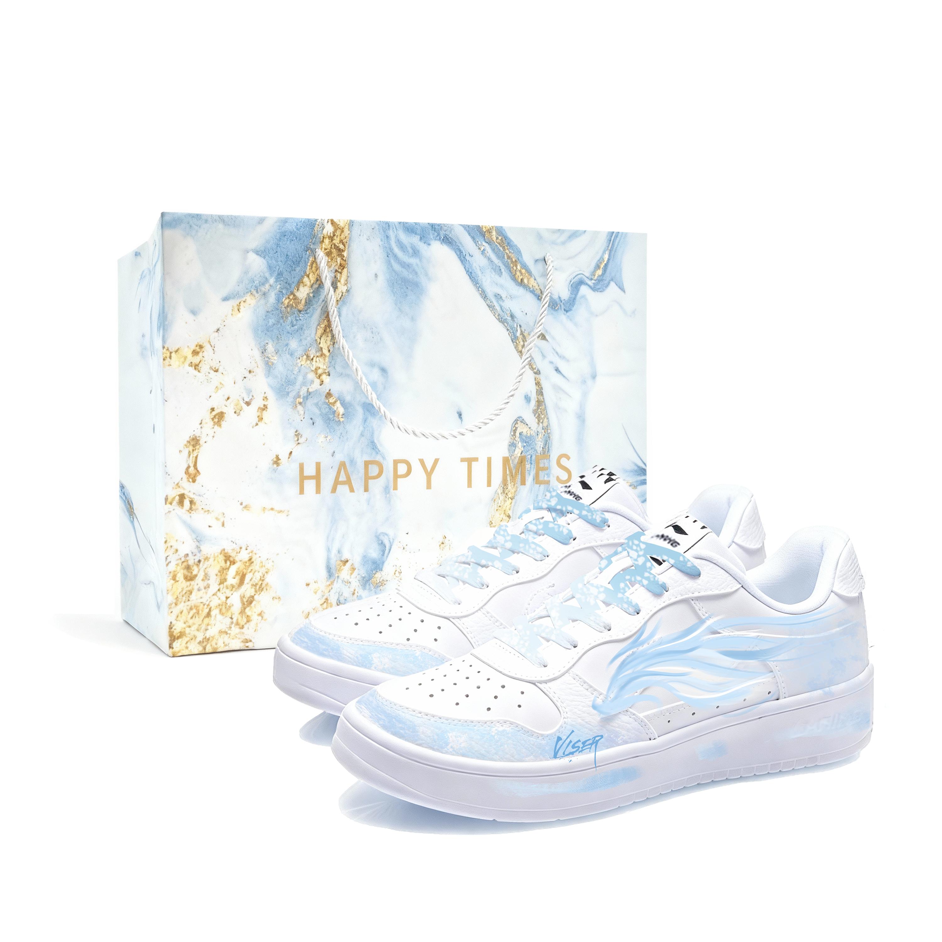 Li Ning Плавающая Лодка Звездочет Туманность Волны Износостойкие Нескользящие Низкие Кеды для Скейтборда Унисекс AGCS419-1(Team1687-) 37