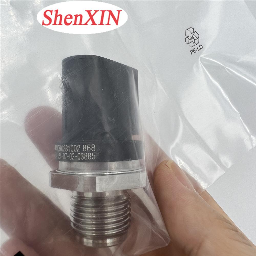 Fuel Rail Pressure Sensor Disel OEM 0281002868 For 1 3 5 Series E81 E87 E92 E60 530D 520D 320D 120D