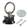 4 Sets Tie Down System with Round Rings L Track Tie Down Kit for Truck Beds or Trailer To Tie Down Motorcycle Snowmobile