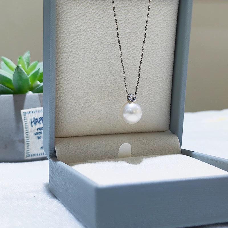 Shanhua Lake Sötvattenspärla Hängsmycke Halsband, Diana Choker - Mångsidig Modeklapp för Kvinnor
