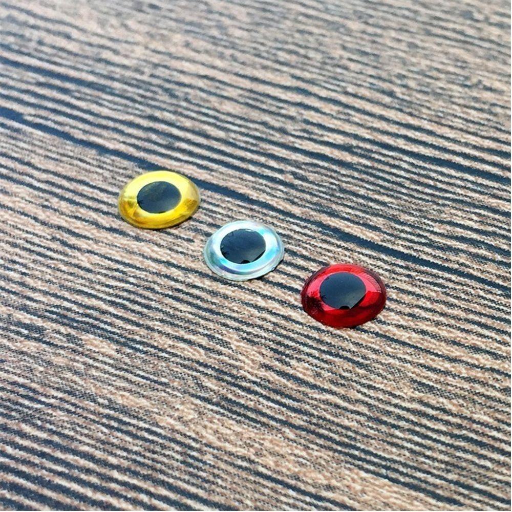 300 Grains 3mm-9mm Fish Lure Eyes 3D Fishing Bait Eyes 2025 3D Holographic Eye