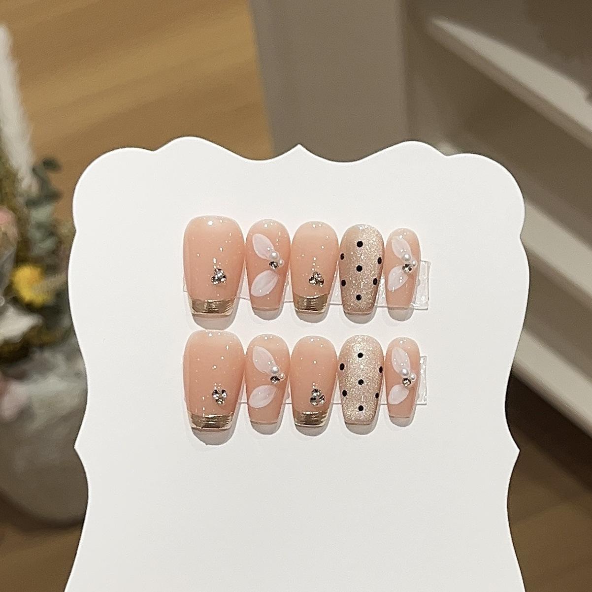 

Сплетенные вручную доспехи, маленькие короткие доспехи, волшебное зеркало, расписанные вручную в горошек, французские кремовые балетки L