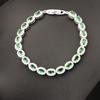 Oval Zircon Bracelet Jewelry Women'S Extension Buckle Simple Women'S Bracelet High-End Jewelry Accessories
