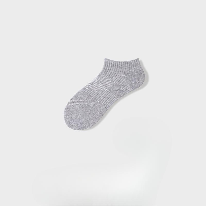 Basketball Socks, Men's Mid-calf Sports Pure Cotton Thin Short Socks, Men's Breathable and Sweat-absorbing Thick Towel Bottom Long Socks