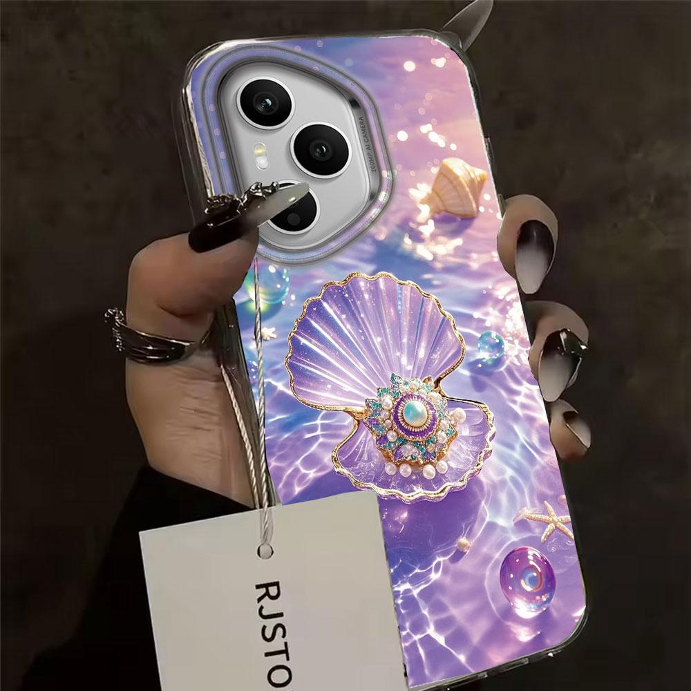 Ocean Pearl Shell Women Girls Phone Case for Honor 400 200 90 Smart Pro Magic7 6 5 70 Lite X9a X9c X8b X8a X8c X7c X6c X6b Cover