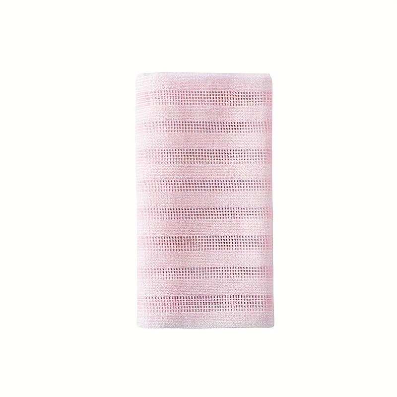 

1pc Japanese Exfoliating Bath Towel - Dual-Sided Scrubbing and Massage Sponge, Suitable for Shower, Men and Women Back Scrubber, Essential Daily Care розовый