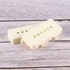 Plastic Guitar Pickup Covers in old Aged White for Guitar Models Replacement Part measurements