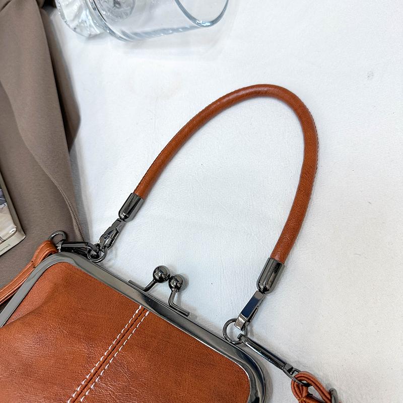 Fashi PU Leather Handbag Women Small Crossbody Bag Designer Shoulder Bags Tote Top Handle Purse Ladies Elegant Wallet 2026 New