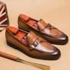 Leather Shoes New Fashion Korean Version Trend Casual Leather Shoes Men's British Large Size Casual Leather Shoes