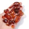 10-100pcs Amber Color Acrylic Beads Oval Square Heart Tube Pumpkin Shape Loose Beads For Jewelry Making DIY Bracelets Necklace
