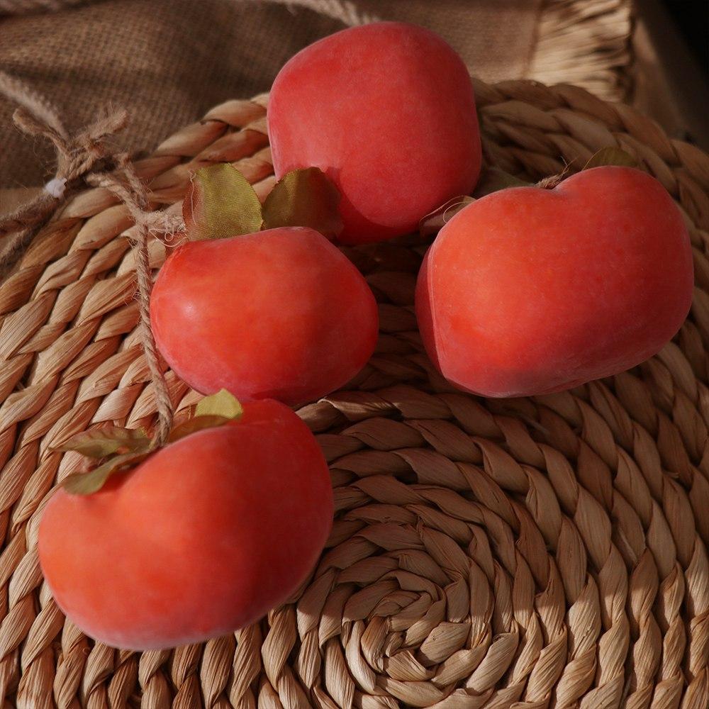 8 Fruit Simulation Persimmon Fruit Orange Lifelike Artificial Persimmon Plastic with Frost Fruit Persimmon Pendant Restaurant