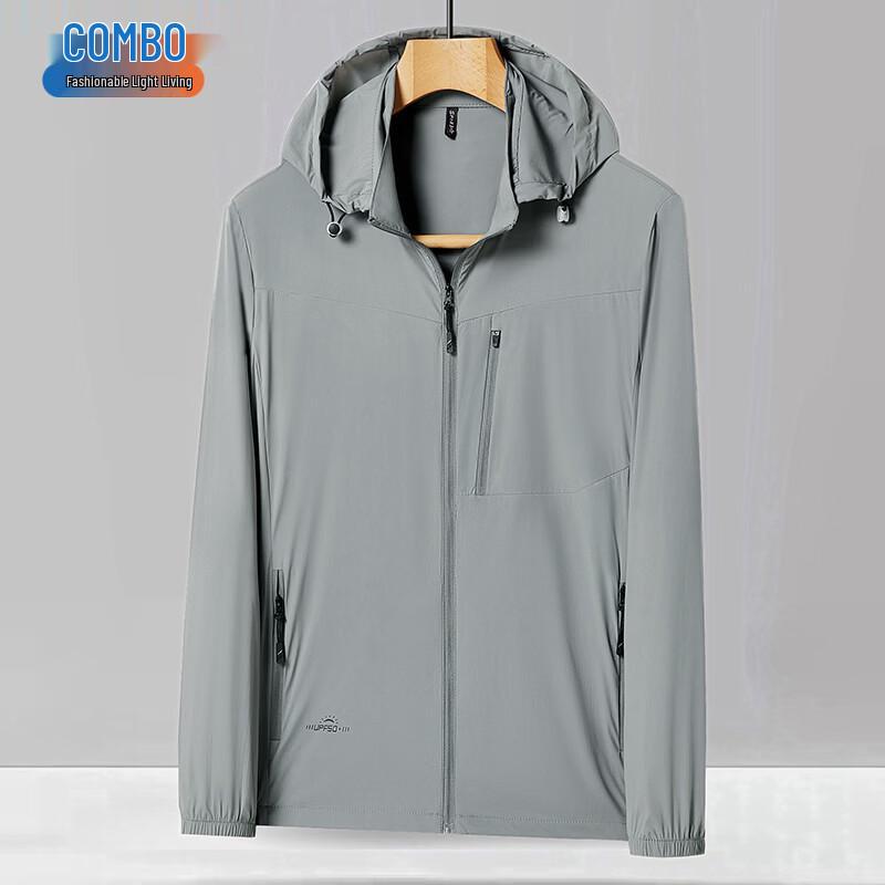 Men s Summer Ice-Feel UV Protection Jacket 3XL