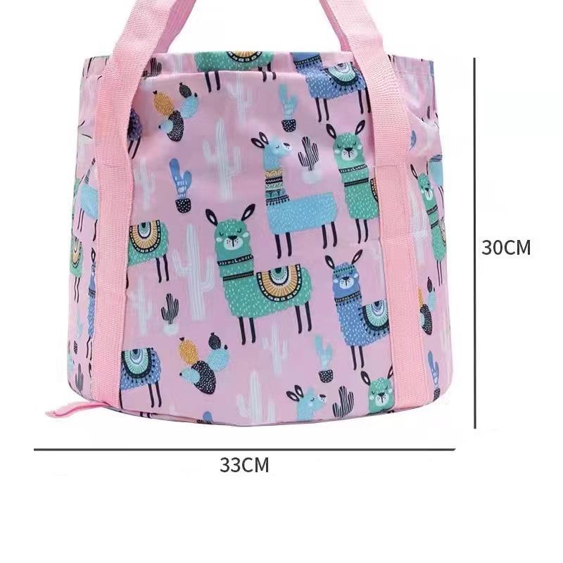 Faltbares Reisefußbad: Tragbares Becken zum Fußbad, Gesichtwaschen und für die Wäsche. Perfekt für Zuhause und den Außenbereich.