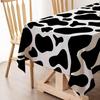 Farm Animal Cow Print Rectangle Waterproof Tablecloth Holiday Party Decorations Farmhouse Kitchen Dining Tablecloth Party Decor