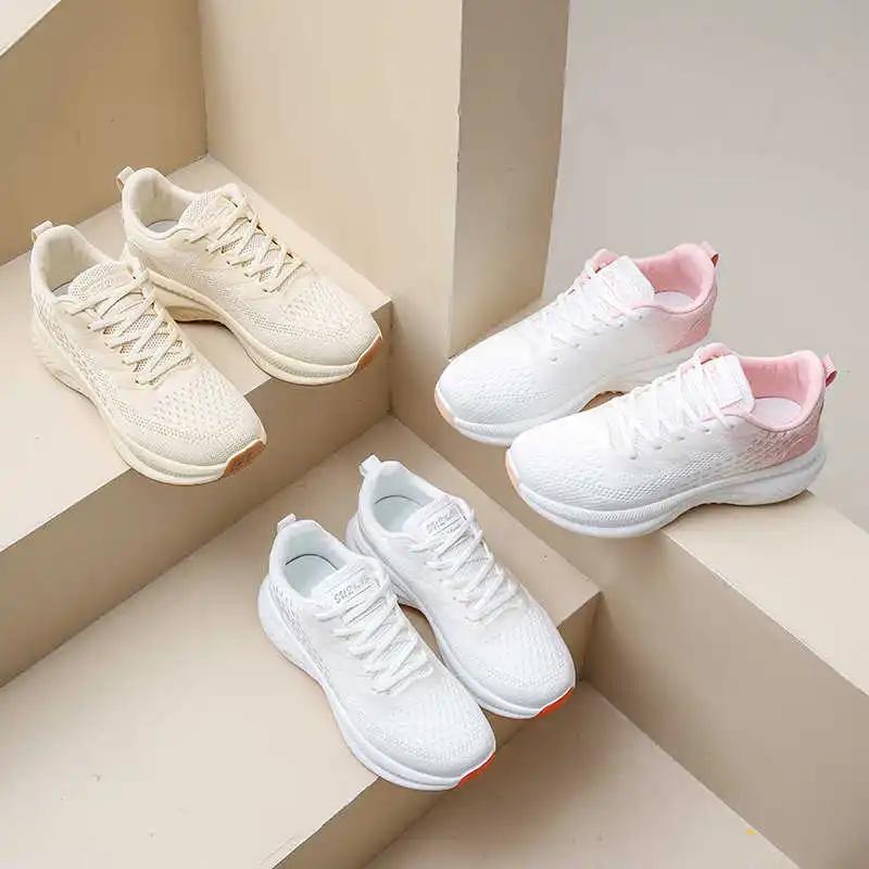 Fashion Thin Heel Increase Height Sports Lady Shoes Tennis 37 Size Sneakers Women Runners Technology Temis Wide Fit Tenise High End