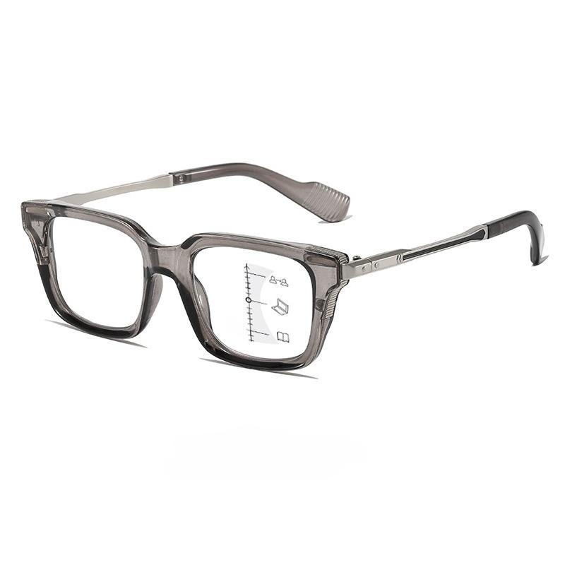 Trendy High Quality Multifocal Reading Glasses Men Women Fashionable Retro Progressvie Eyeglasses Cat Ey HD Far Sight Glasses