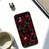 Flower  Phone Case Black Silicone Soft For Samsung Galaxy A73,A72,A71,A70,A53,A52,A51