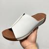 New foreign trade slope heel slippers women's thick bottom women's sandals casual and light large size