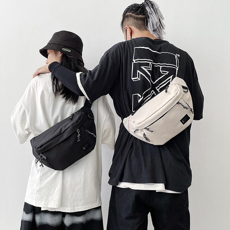 Korean Street Style Men Messenger Bag With Nylon Material For Daily Use