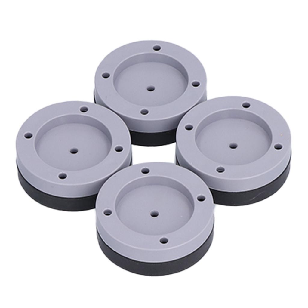 4Pcs Non Slip Anti Vibration Pad Anti Shock Absorbing Feet Pad for Automatic Washing Machine