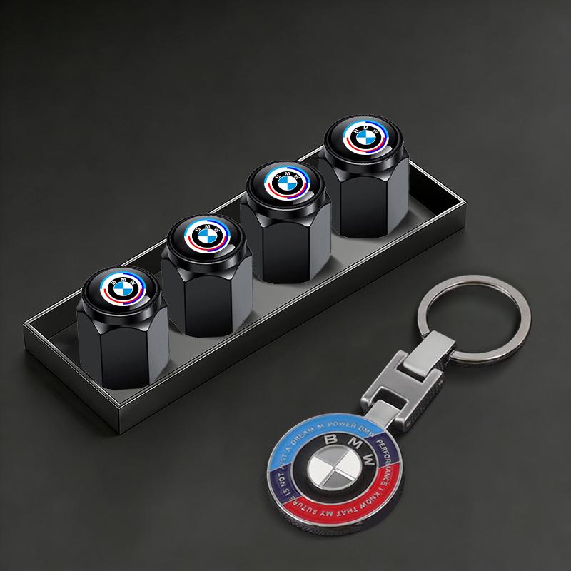 Car Tire Wheel Valve Caps Cover Metal Car Keychain Keyring For BMW i7 X7 G07 LCI iX I20 X1 U11 3 5 7 Series G70 G09 XM Accessory ZX2