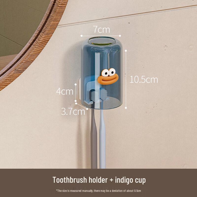 LIEI Creative Toothbrush and Mouthwash Cup Storage Rack