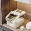 Insect & Moisture-Proof Transparent Rice Storage Bin