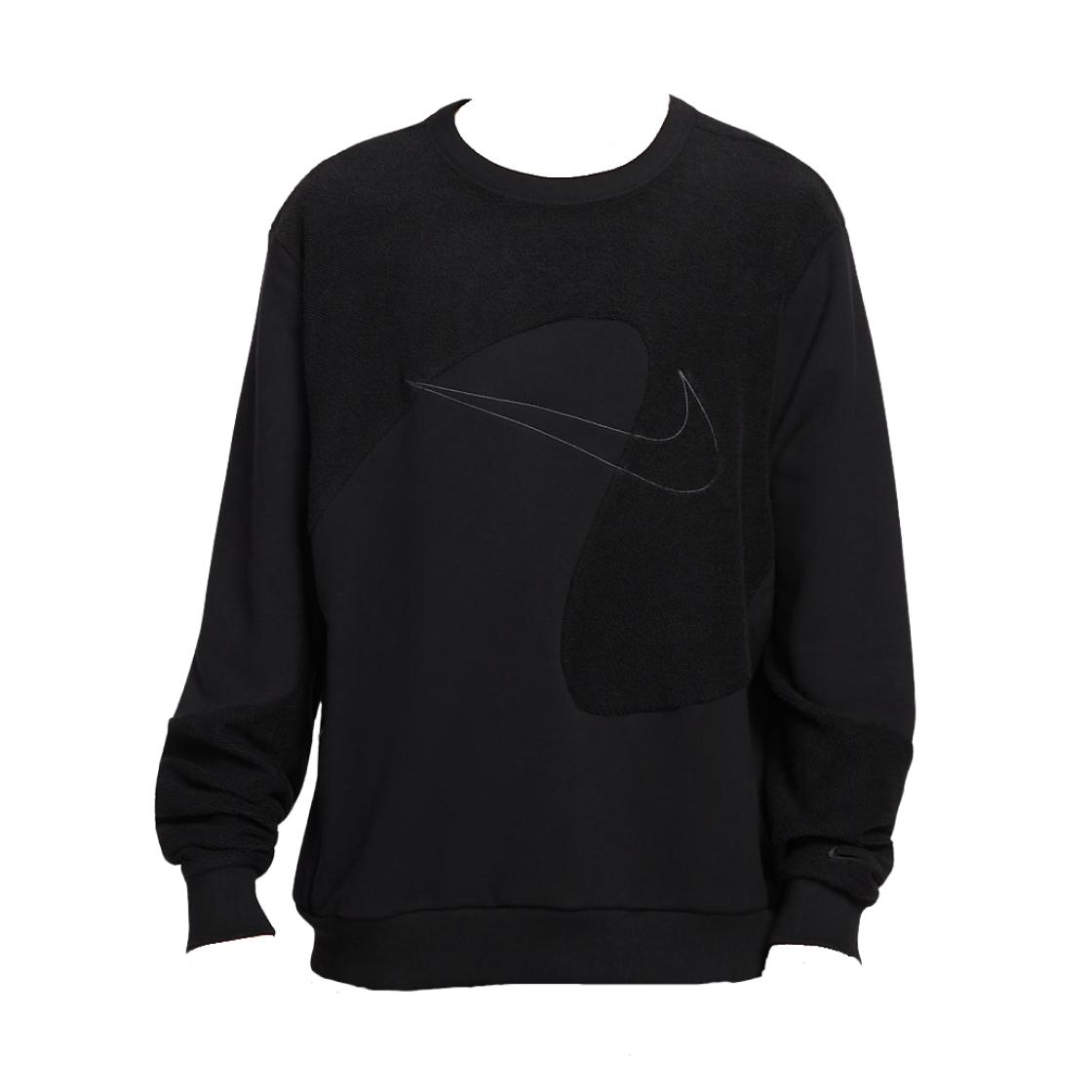 

Nike Long Sleeve Crew Neck Pullover Sweatshirt Men sweatshirt Black HV1909-010 XXL