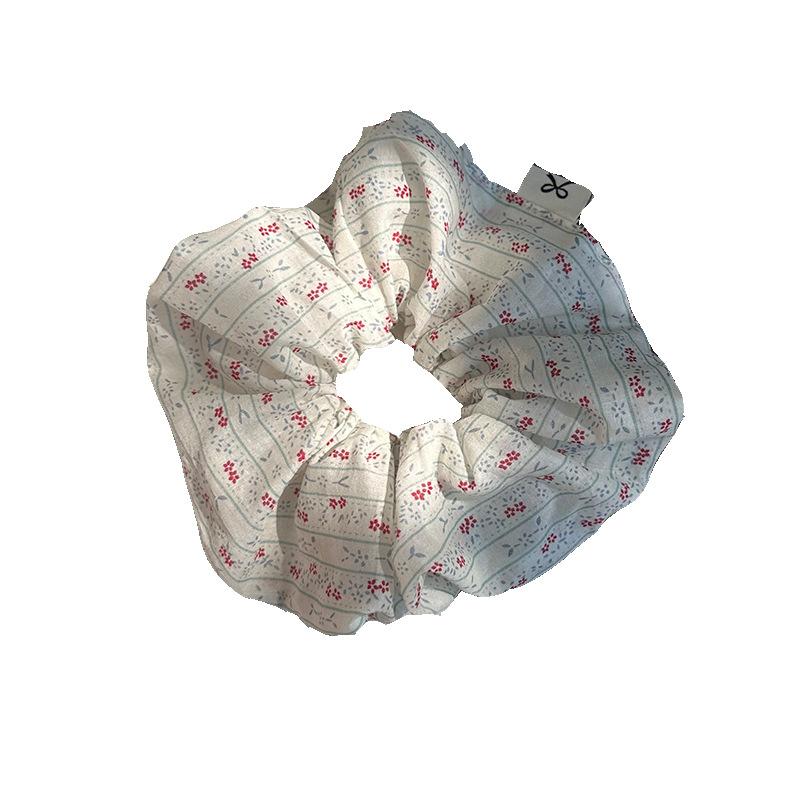 Large hair tie korean accessories elastic rubber bands for women girl flowers fascinators elegant vintage adults leading fashion