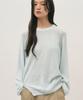 Leopeusaideuhwaiteulabel Twist Raglan Knit Ice Blue
