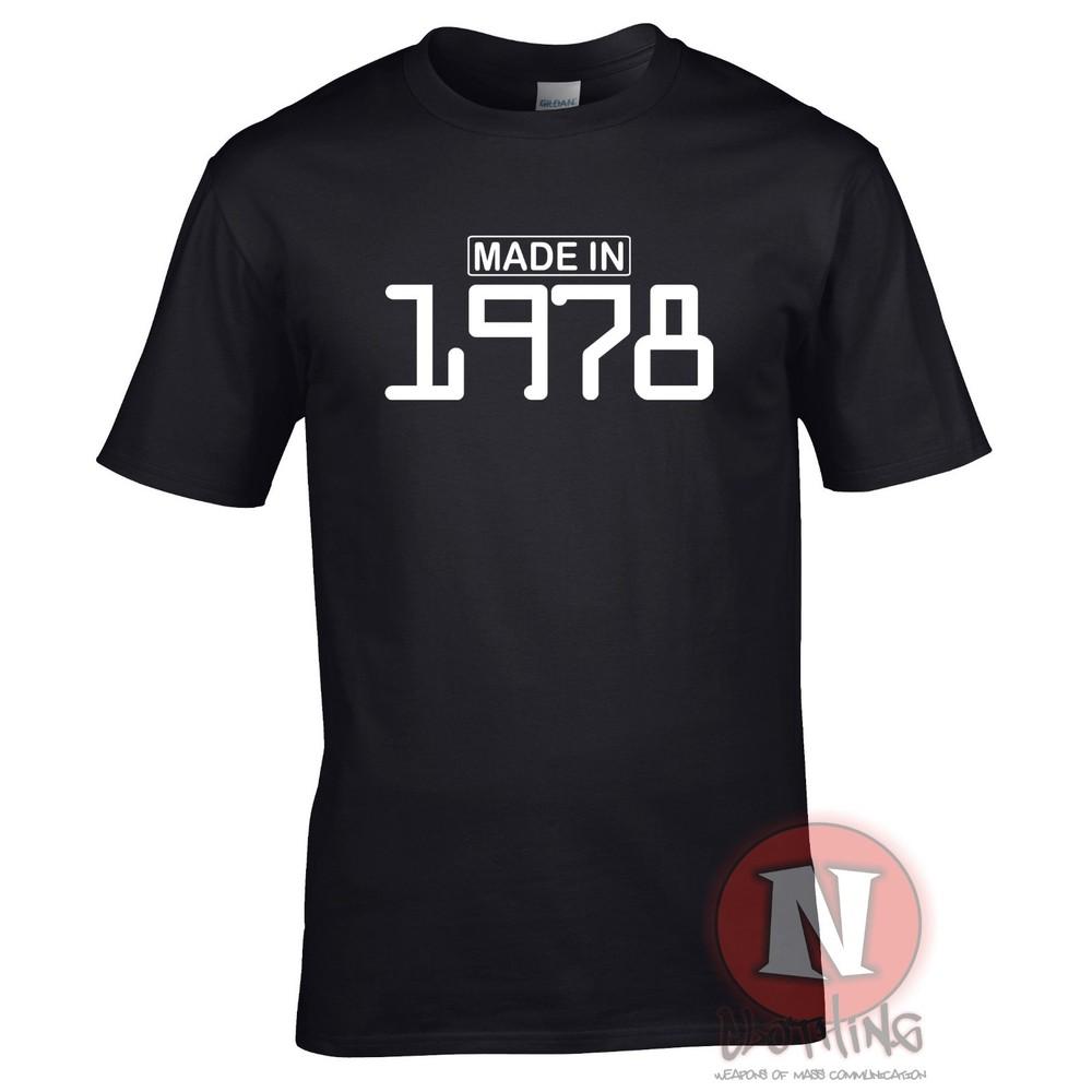 Made In 1978 TShirt Birthday Celebration Funny Party Gift Present Teeshirt
