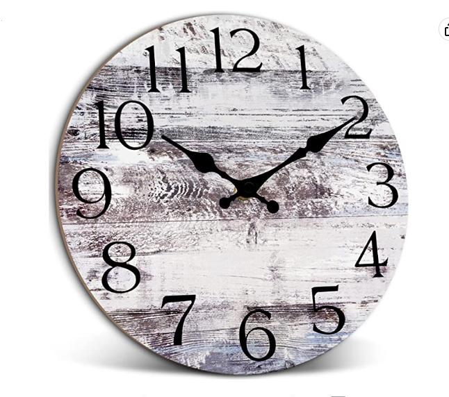 10inch Manufacturer Factory Price Cheap Wooden Wall Clocks Silent Number Quartz Decorative Home Bedroom Hanging Watch