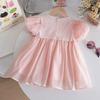 Rochie de vară pentru fete, rochie de prințesă, cu mânecă jumătate, fustă de vară, rochie de fire pentru copii