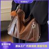 Premium Retro Tote Bag Women's New Fashion Versatile Shoulder Bag Large Capacity Backpack