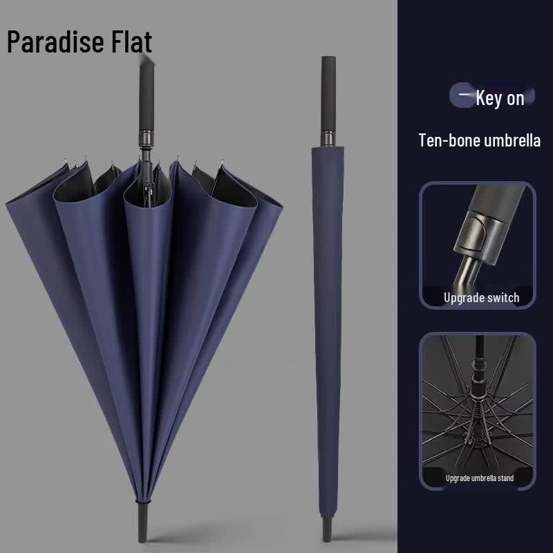 Paradise Large Semi-automatic Straight Handle Umbrella