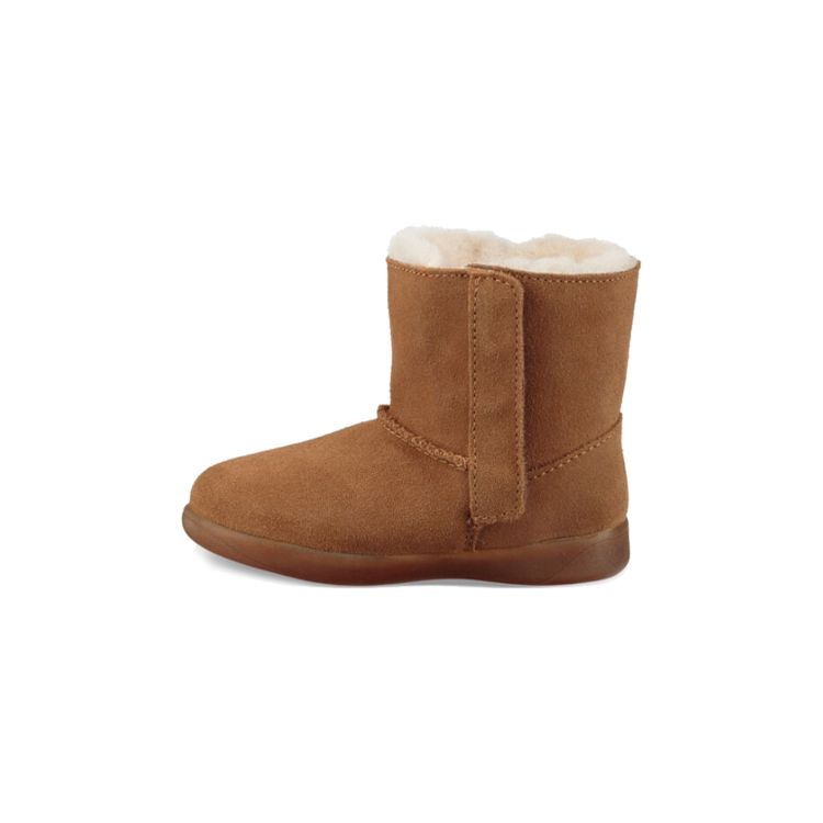 

UGG Детские зимние ботинки Keelan Velcro Plush Snow Boots Brown 1096089T-CHE