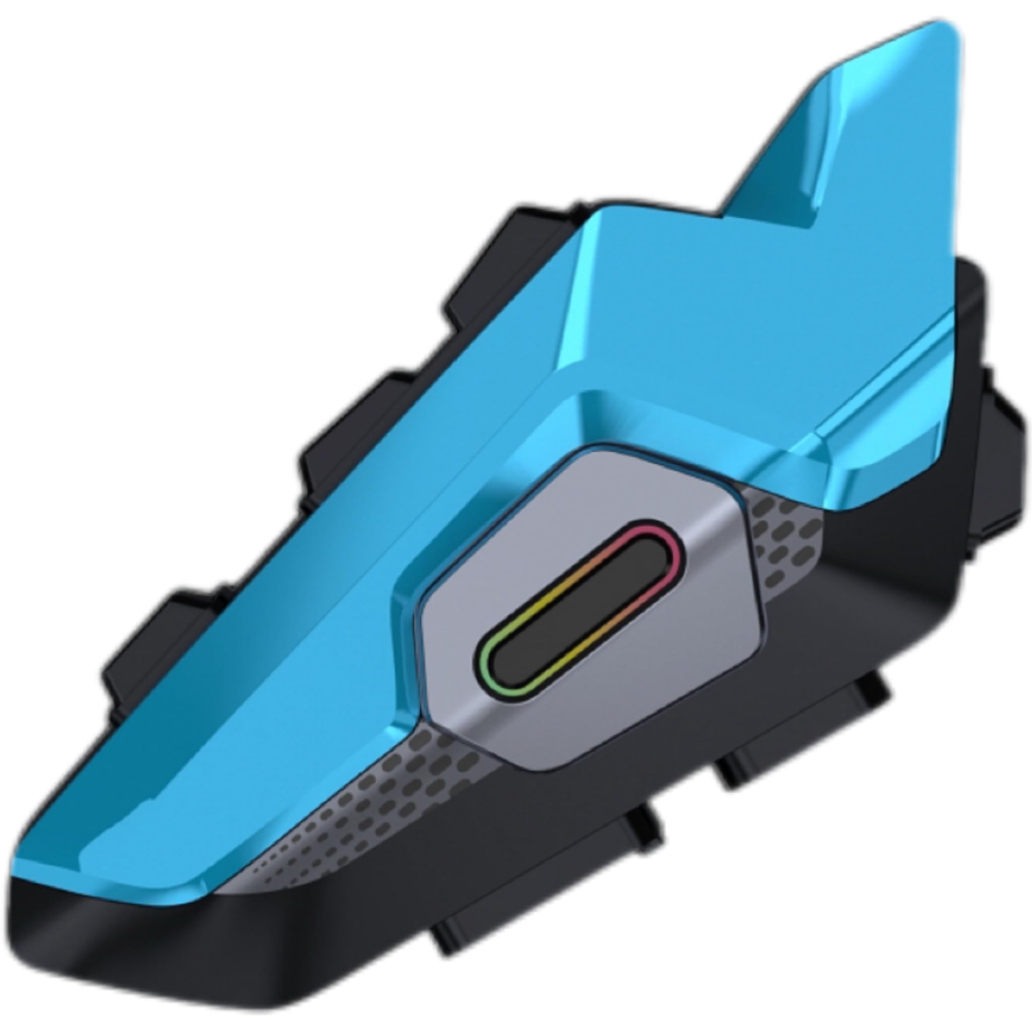 

Motorcycle intercom with 2000m communication IP67 waterproof and and music sharing distance, dustproof, синий