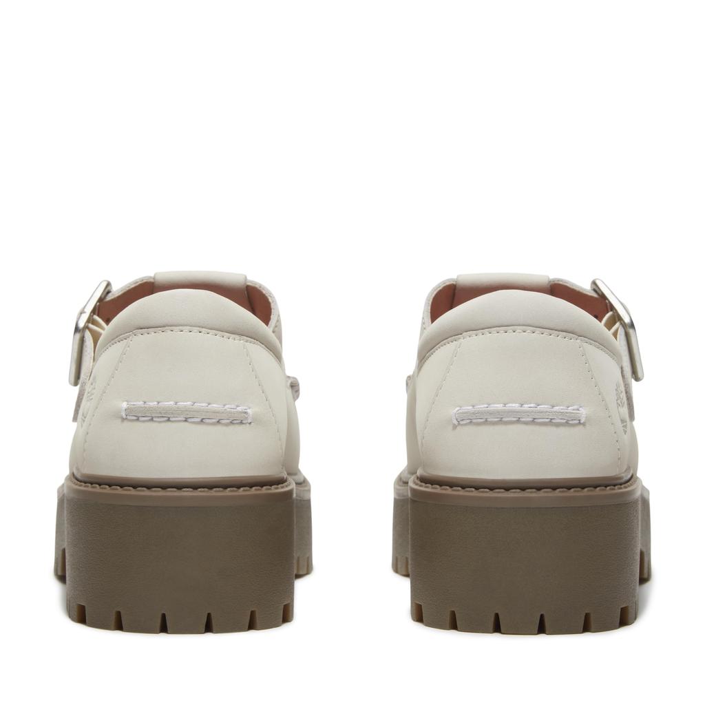 Timberland Stone Street Buckle Natural Size Shoes, Women's, TB0A4188EX41, Nubuck, 6.0 / 23.0cm