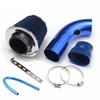Universal 76mm 3'' High Flow Air Filter Intake Pipe Filter Car Modification Mushroom Head High Cold Air-Filter Aluminum Pipe Kit