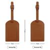 Xin Jing Zhou Leather Luggage Tags (20-Pack)