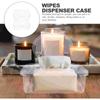2 Pcs Napkin Box Baby Wipes Diapers Wet Container Pp Reusable Dispenser Refillable